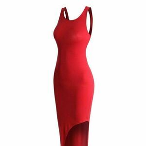 Lady’s Large Best Cody Cutout Leg Strappy Back Red Sexy Cocktail Party Dress